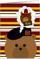 Black Beret Army Soldier - Son, I Believe in You! Encouragement card