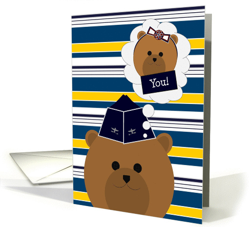 Air Force Officer - Daughter, Feel Better Soon! card (1154130)