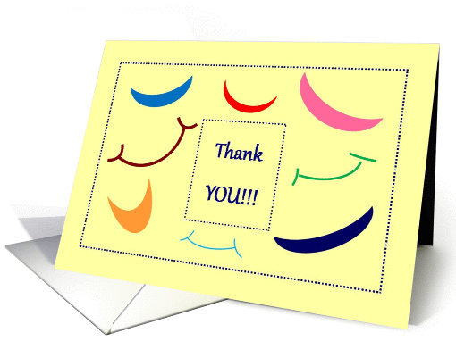 Thank You Smiles card (781892)