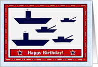 Happy Birthday! - Battleships card