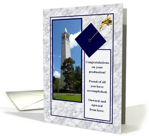 Bell Tower Graduation Congratulations card (793361)