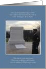 Airplane Over Tomb of Unknown Soldier - 9/11 Rememberance card