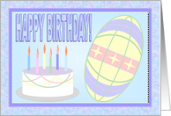 Happy Birthday to a Good & Colorful Egg! card