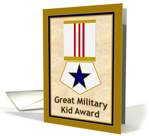 Great Blue Star Military Kid Helping with Siblings Award!... (801328)