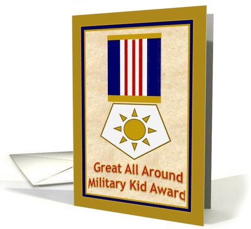 Top All Around Military Kid Award! - Thank You from... (801333)