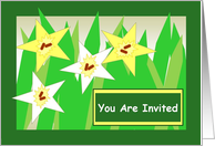 Happy Daffodil Invitation card
