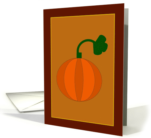 Pumpkin Card - Blank card (818360)