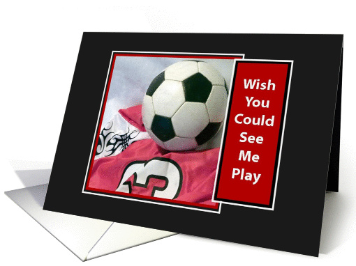 Wish You Could See Me Play - I Miss You Mom - Military card (821401)