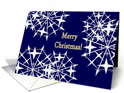 Merry Christmas Snowflakes Across the Miles card (853240)