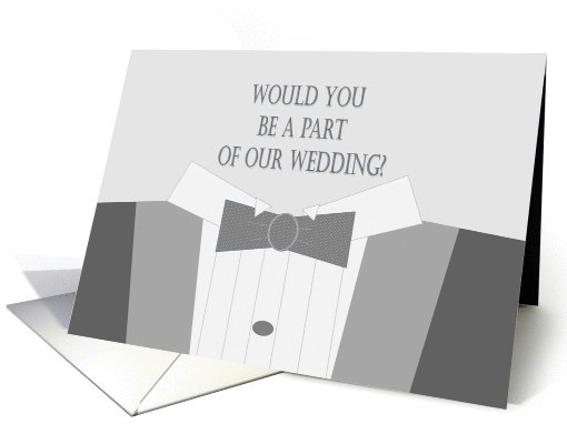 Would You Be A Part of Our Wedding? Invitation card (873519)