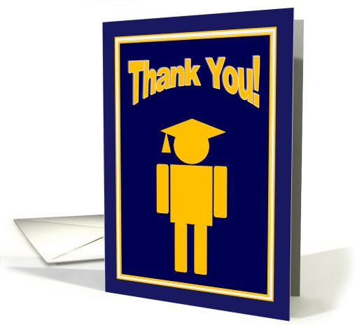 Graduation Thank You card (874391)
