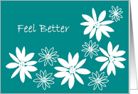Feel Better After Surgery Flower Doodle Card