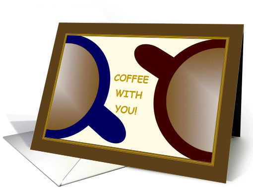 Miss You, Husband, Coffee With You! card (879494)