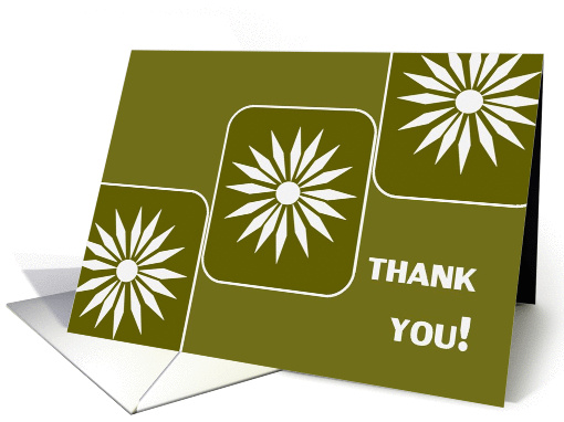 Donation Thank You Geometric Flower card (886082)
