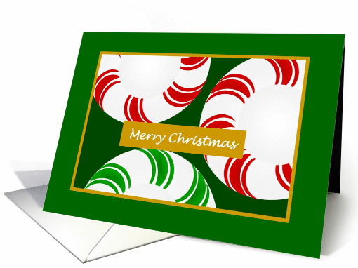 Across the Miles - Peppermint Merry Christmas card (886633)