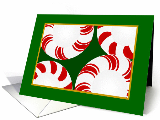 Anniversary on Christmas Eve - Peppermints card (886638)