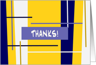 THANKS! Colorful & Simple card