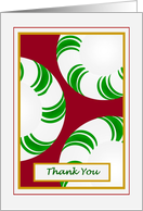 Peppermint Thoughtfulness Thank You card