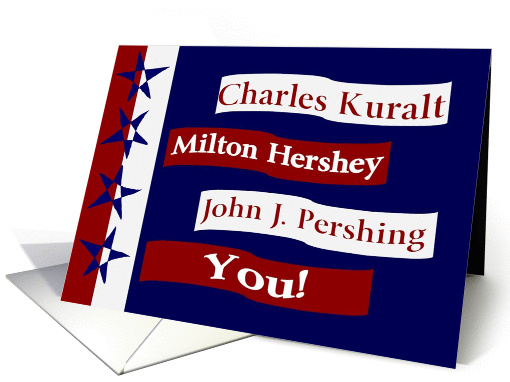 Famous Americans Born in September Happy Birthday card (888700)