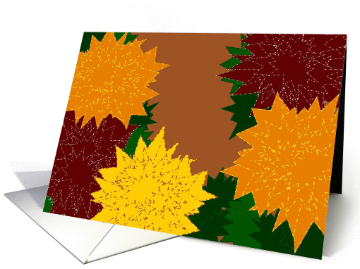 Chrysanthemums Welcome Home Graphic Design card (889370)