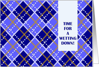 Military/Navy Promotion Congrats! Wetting Down card