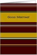 Good Meeting! Employee Relations card