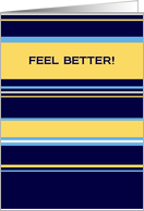 Feel Better! - Simple Get Well Wishes card