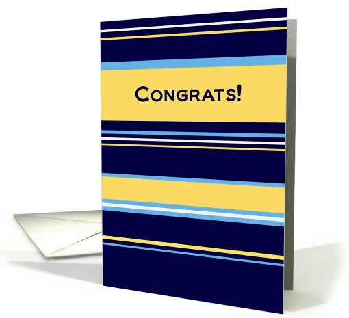 Congrats! - Simple Straightforward card (896213)