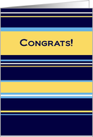 Congrats! - Simple Straightforward card