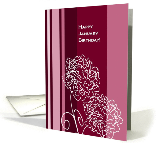 Happy January Birthday! card (897920)
