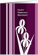 Happy February Birthday! card