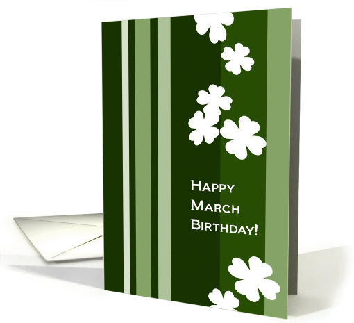 Happy March Birthday! card (897922)