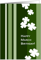 Happy March Birthday! card