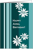 Happy April Birthday! card