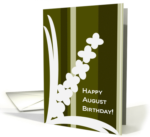 Happy August Birthday! card (897930)