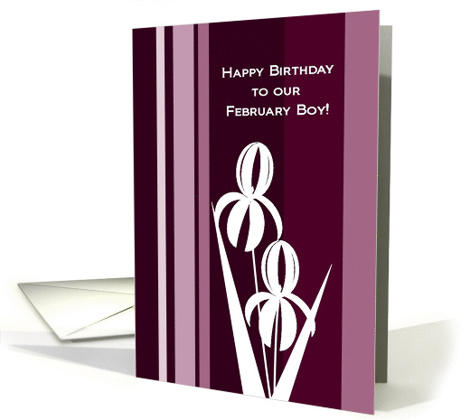 Happy Birthday to Our February Boy! Iris from All of Us card (898255)