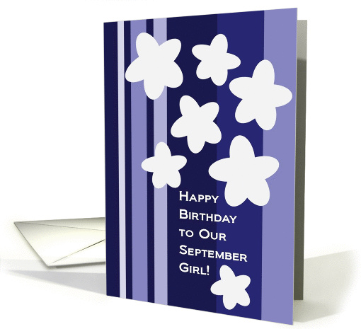Happy Birthday to Our September Girl! Aster from All of Us card