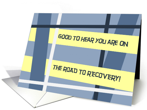 Road to Recovery - Feel Better Card from All of Us card (904538)