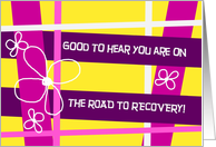 Cheery Road to Recovery! - Feel Better Pediatric card