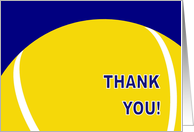 Tennis Ball Thank You card