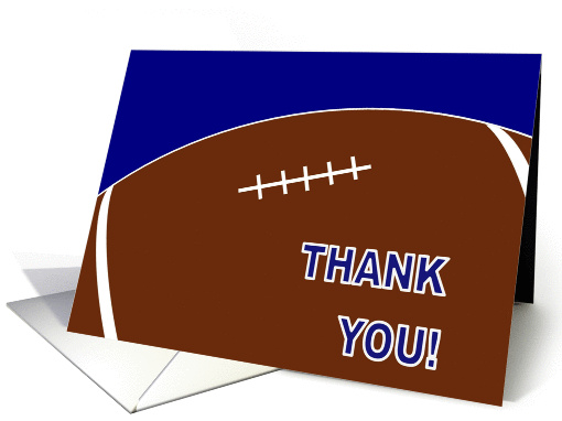 Football Season Help Thank You card (906298)