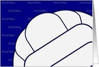 Volleyball Congratulations Card