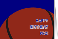 Basketball Humor Happy Birthday card