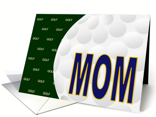 Golf Mom - Mother's Day card (906663)