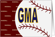 Baseball Grandmother/Grandma - Mother’s Day card
