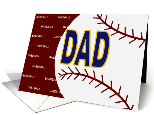 Baseball Father/Dad - Father's Day card (906687)