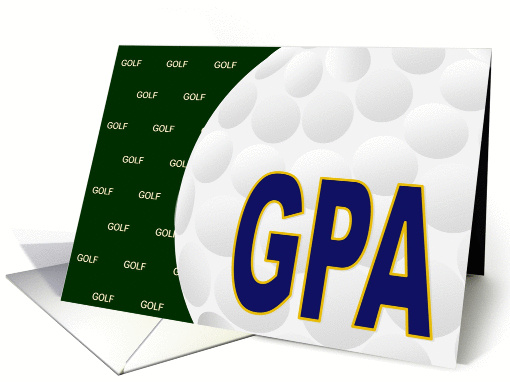 Golf Grandfather/Grandpa - Father's Day card (906694)