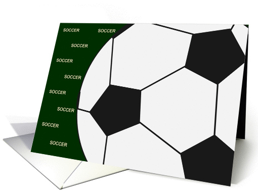 Soccer Encouragement card (907294)