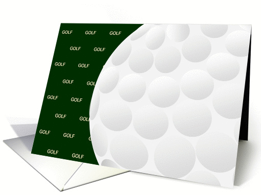 Golf Themed Blank card (907343)