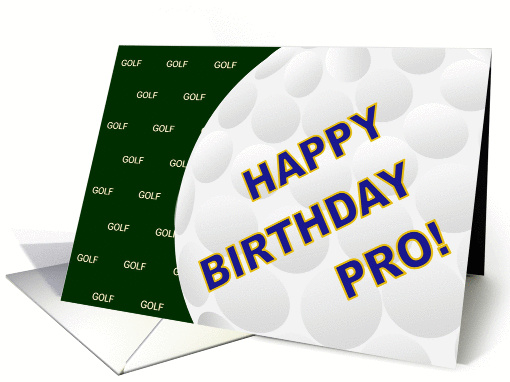 Golf Humor Happy Birthday! card (907349)